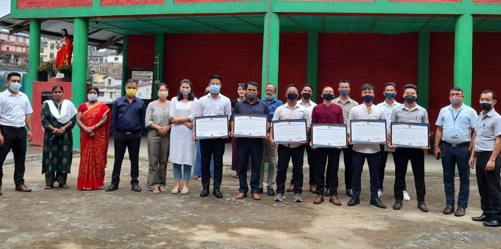 Seven schools in Mon were declared as ‘Tobacco Free School’ and the TOFEI Certificate was handed over to the respective schools on June 30. (DIPR Photo)